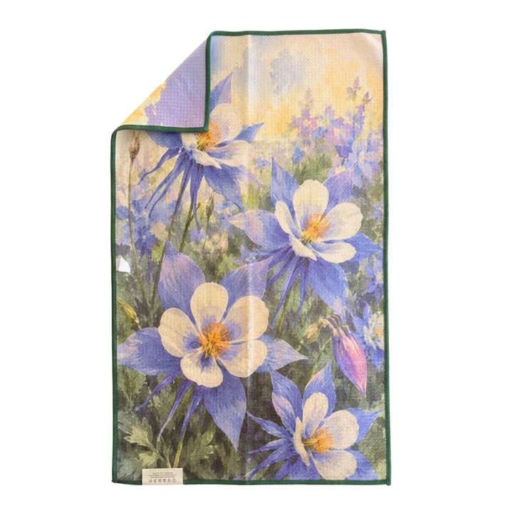 Rocky Mountain Bloom | Waffle Weave Microfiber Towels Kitchen & Bath