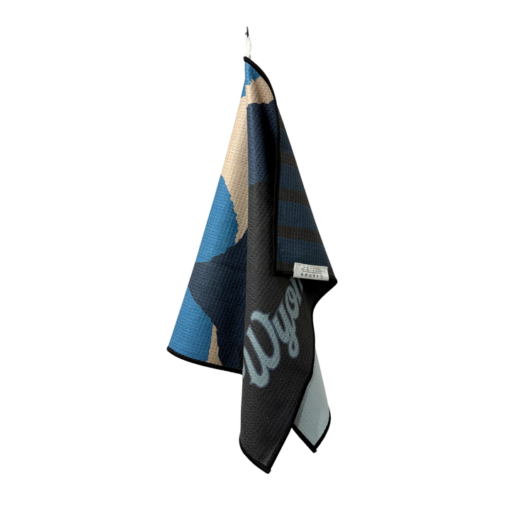 Cowboy State Skyline | Waffle Weave Microfiber Towels Kitchen & Bath