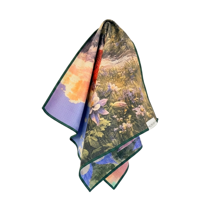 Rocky Mountain Bloom | Waffle Weave Microfiber Towels Kitchen & Bath