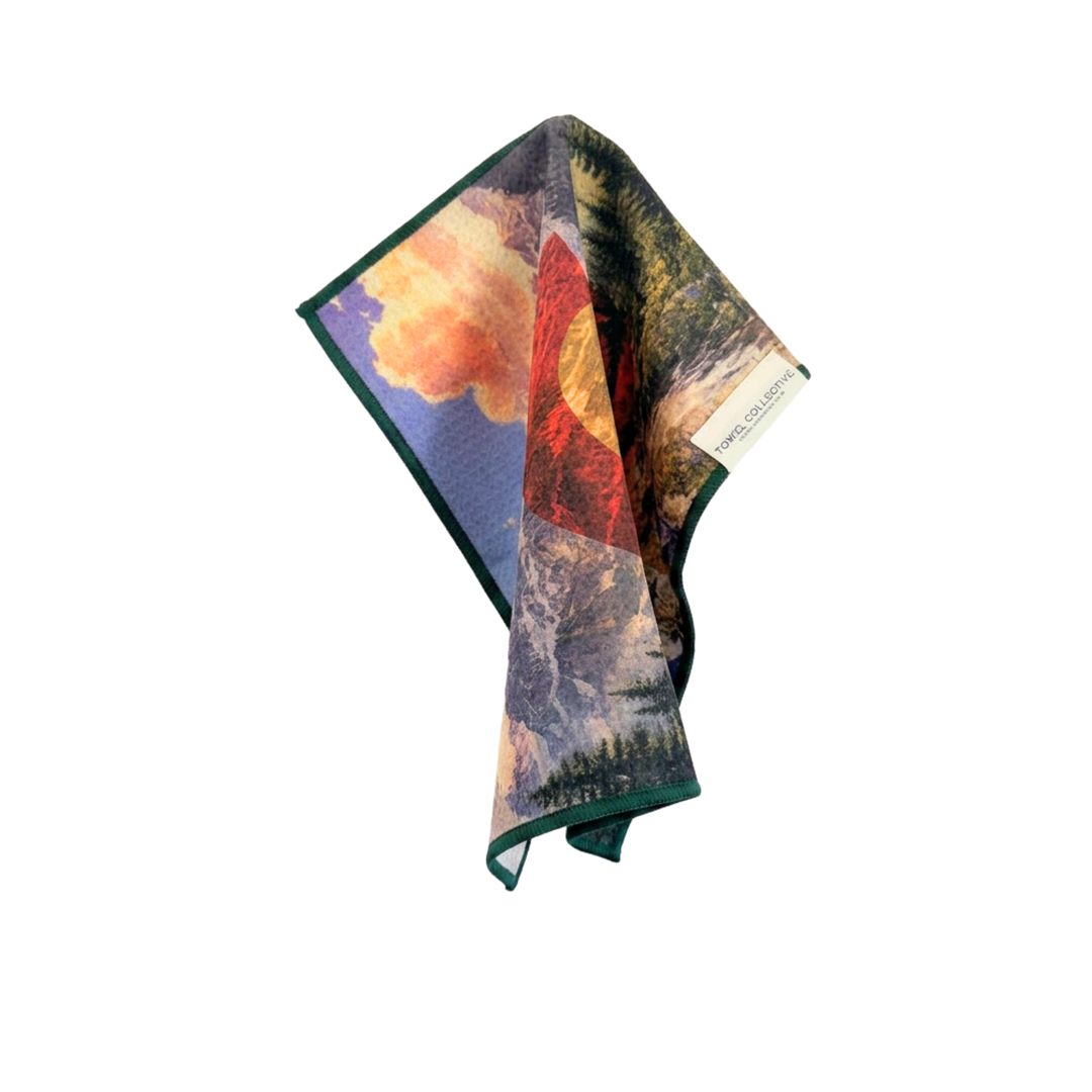 Rocky Mountain Bloom | Waffle Weave Microfiber Towels Kitchen & Bath