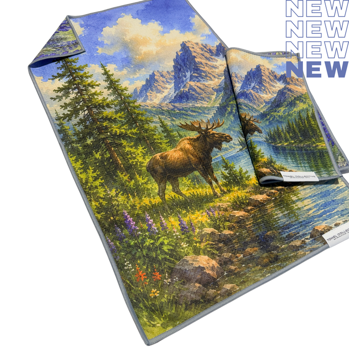 Mountain Watch | Waffle Weave Microfiber Towels Kitchen & Bath