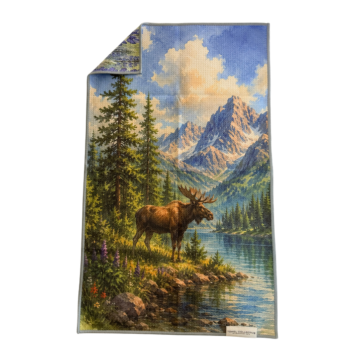 Mountain Watch | Waffle Weave Microfiber Towels Kitchen & Bath