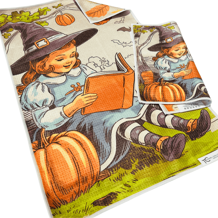 Storytime | Waffle Weave Microfiber Towels Kitchen & Bath Hand Towels Reversible Hand Towel | Towel Collective | Cody, WY