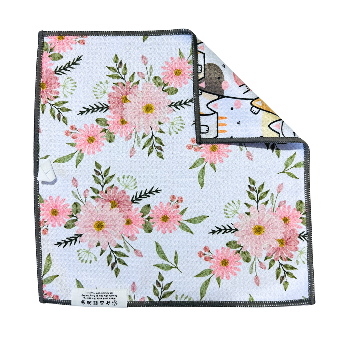 Smart Kitty | Waffle Weave Microfiber Towels Kitchen & Bath Hand Towels Reversible Hand Towel | Towel Collective | Cody, WY