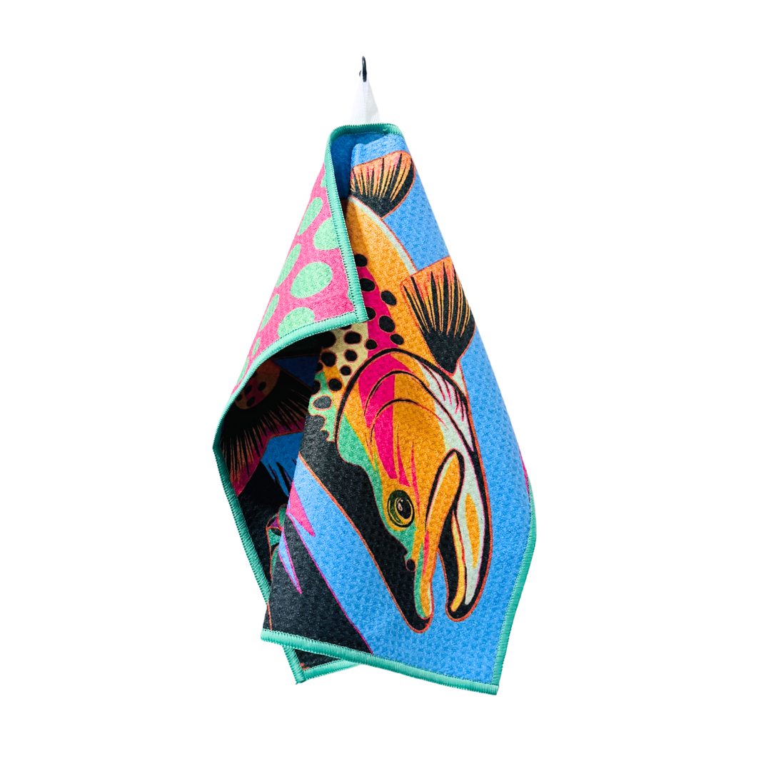 River Rainbow | Waffle Weave Microfiber Towels Kitchen & Bath