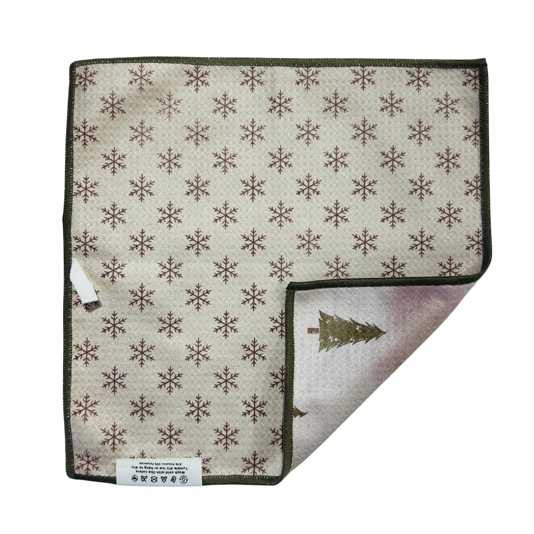 Neutral Tree | Waffle Weave Microfiber Towels Kitchen & Bath Hand Towels Reversible Hand Towel | Towel Collective | Cody, WY