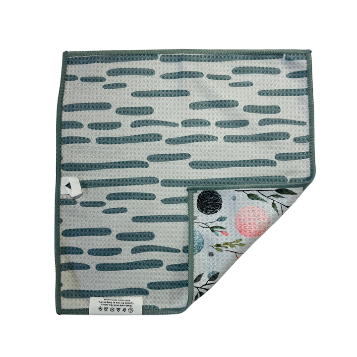 Winter Bloom | Waffle Weave Microfiber Towels Kitchen & Bath Hand Towels Reversible Hand Towel | Towel Collective | Cody, WY