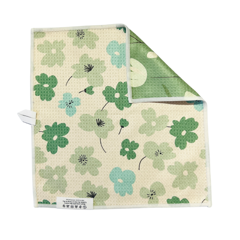 Meadow | Waffle Weave Microfiber Towels Kitchen & Bath Hand Towels Reversible Hand Towel | Towel Collective | Cody, WY