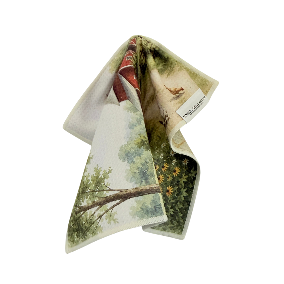 Fields of Plenty| Waffle Weave Microfiber Towels Kitchen & Bath