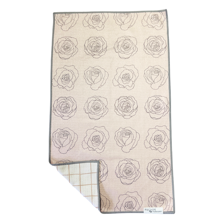 Gridline Chic | Waffle Weave Microfiber Towels Kitchen & Bath Hand Towels Reversible Hand Towel | Towel Collective | Cody, WY