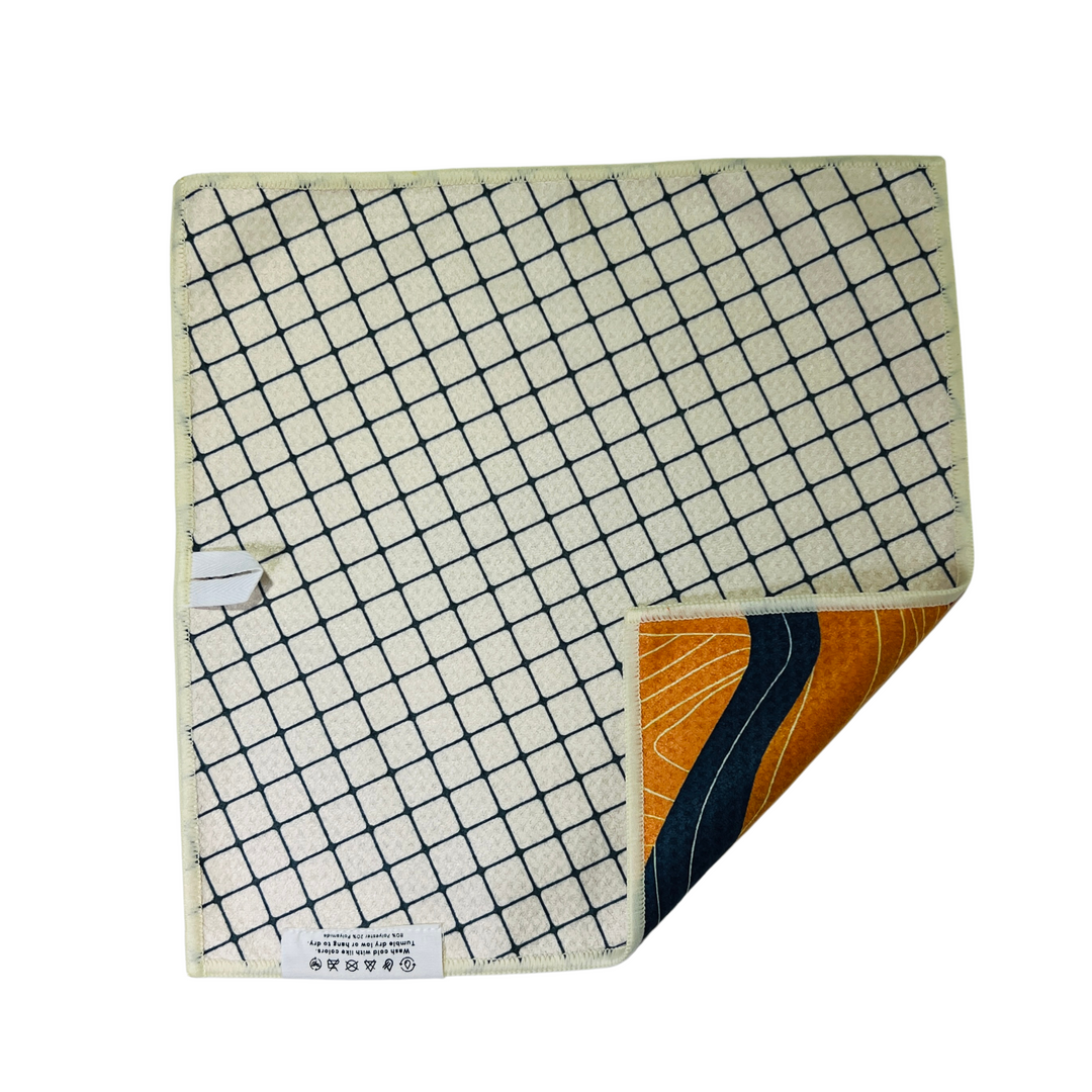 Mountain Sunset | Waffle Weave Microfiber Towels Kitchen & Bath Hand Towels Reversible Hand Towel | Towel Collective | Cody, WY