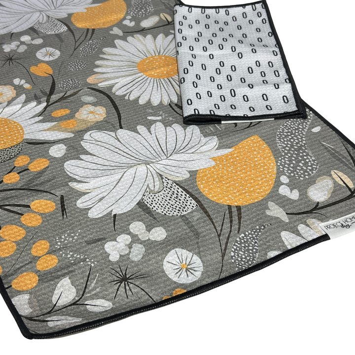 Sunny Daze | Waffle Weave Microfiber Towels Kitchen & Bath Hand Towels Reversible Hand Towel | Towel Collective | Cody, WY