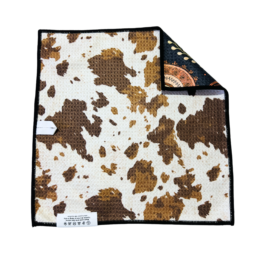 Ranch Boho | Waffle Weave Microfiber Towels Kitchen & Bath Hand Towels Reversible Hand Towel | Towel Collective | Cody, WY