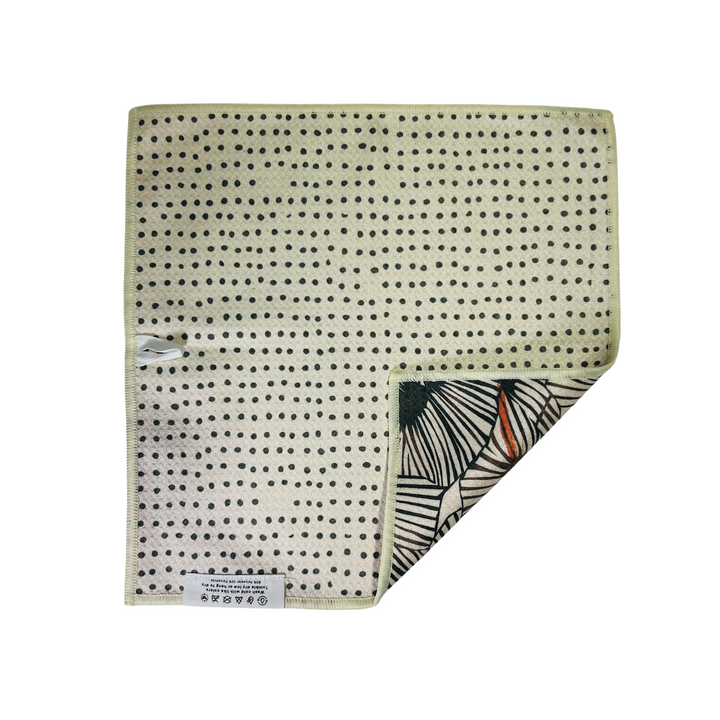 Palm Leaf | Waffle Weave Microfiber Towels Kitchen & Bath Hand Towels Reversible Hand Towel | Towel Collective | Cody, WY