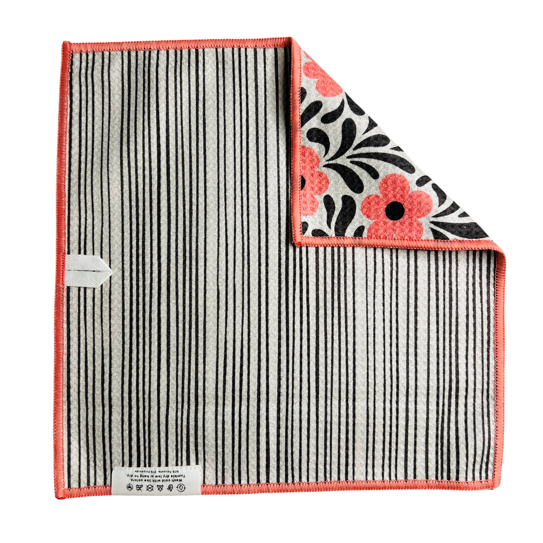 Posy Pastime | Waffle Weave Microfiber Towels Kitchen & Bath Hand Towels Reversible Hand Towel | Towel Collective | Cody, WY