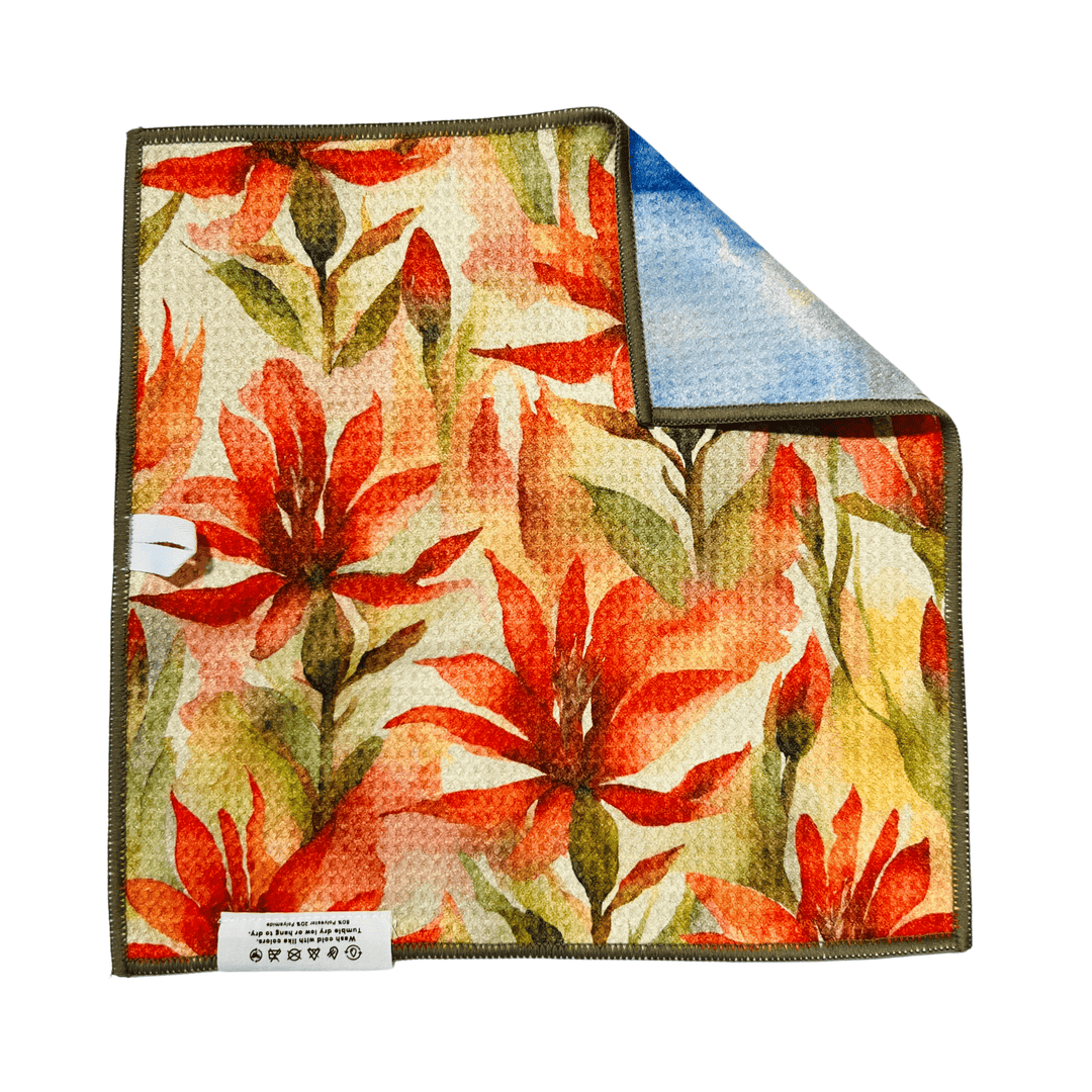 Grand Paintbrush | Waffle Weave Microfiber Towels Kitchen & Bath Hand Towels Reversible Hand Towel | Towel Collective | Cody, WY