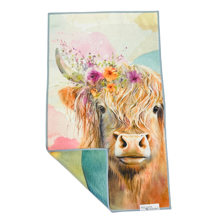 Jenny From the Highest Land | Waffle Weave Microfiber Towels Kitchen & Bath Hand Towels Reversible Hand Towel | Towel Collective | Cody, WY