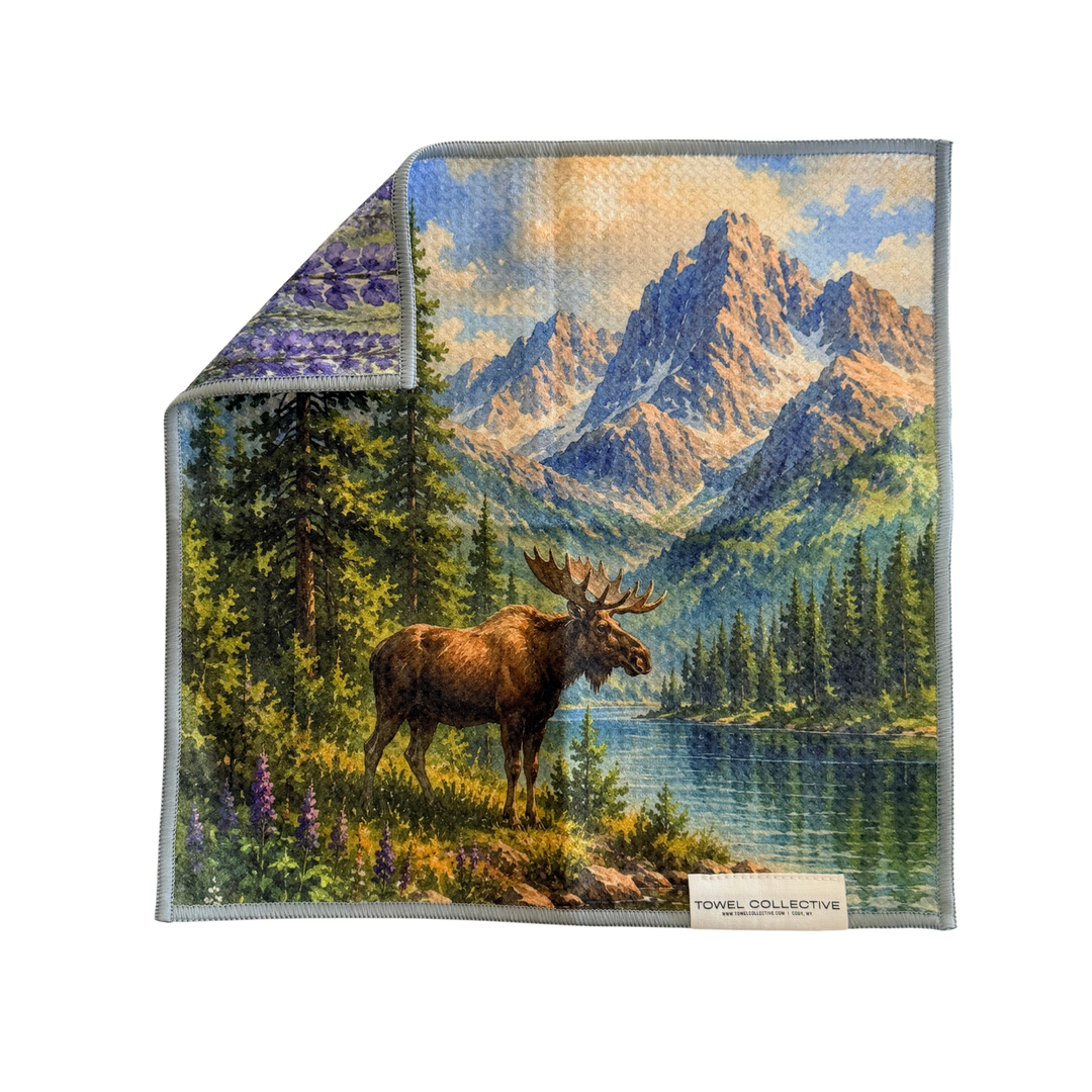 Mountain Watch | Waffle Weave Microfiber Towels Kitchen & Bath