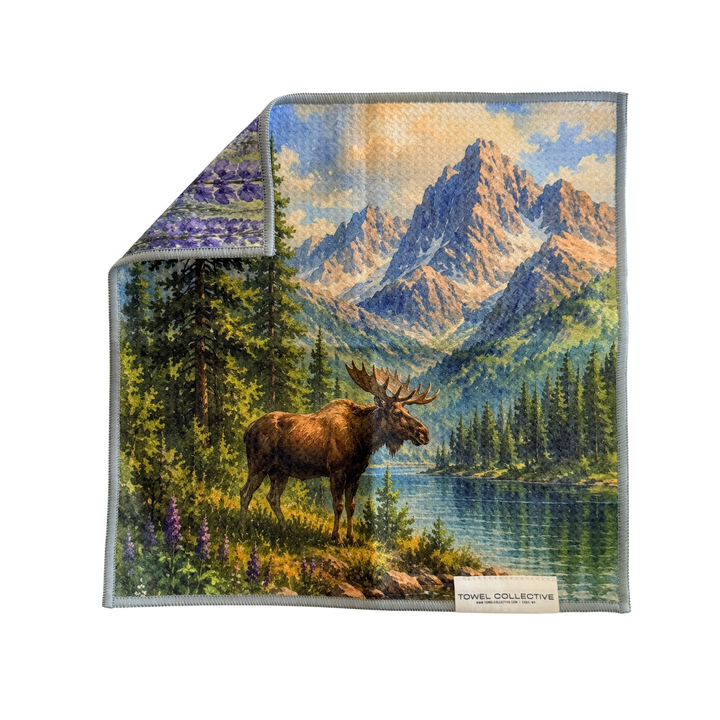 Mountain Watch | Waffle Weave Microfiber Towels Kitchen & Bath