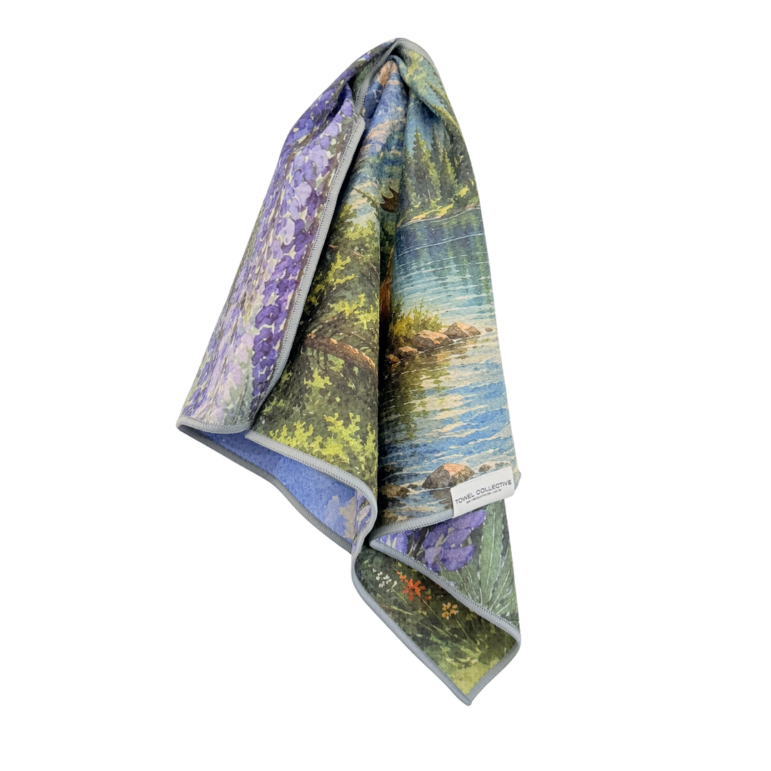 Mountain Watch | Waffle Weave Microfiber Towels Kitchen & Bath