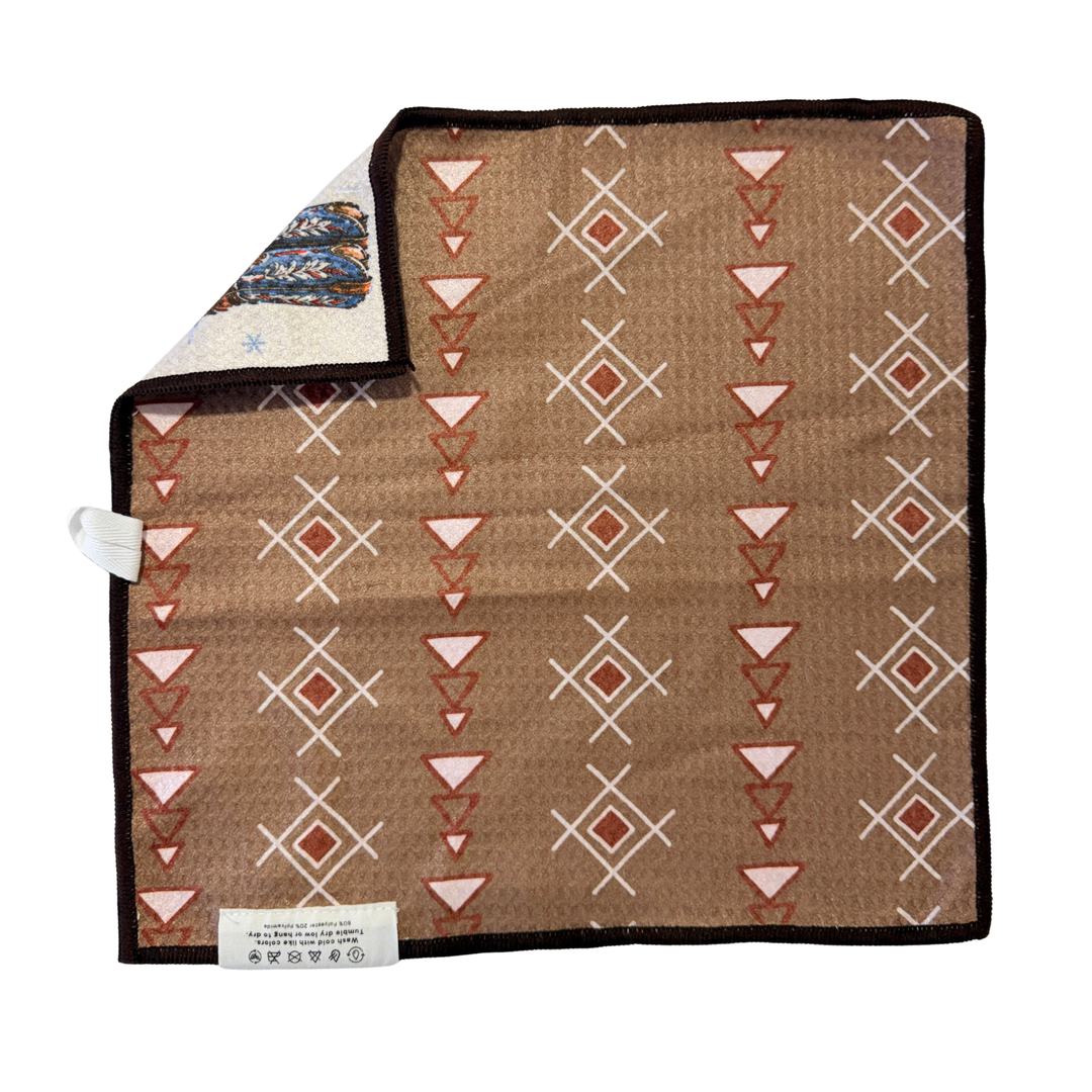 Wyoming Winter | Waffle Weave Microfiber Towels Kitchen & Bath