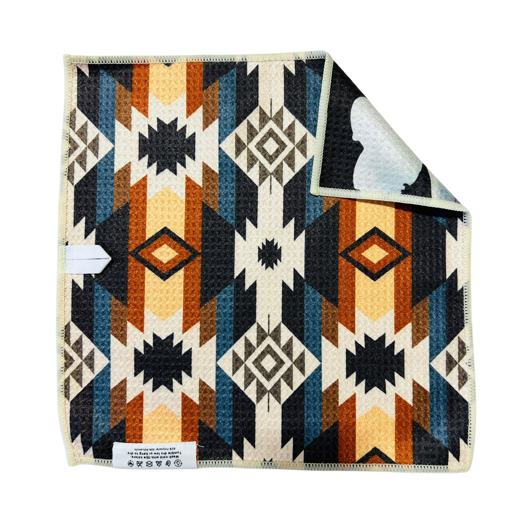 Desert Rider | Waffle Weave Microfiber Towels Kitchen & Bath Hand Towels Reversible Hand Towel | Towel Collective | Cody, WY