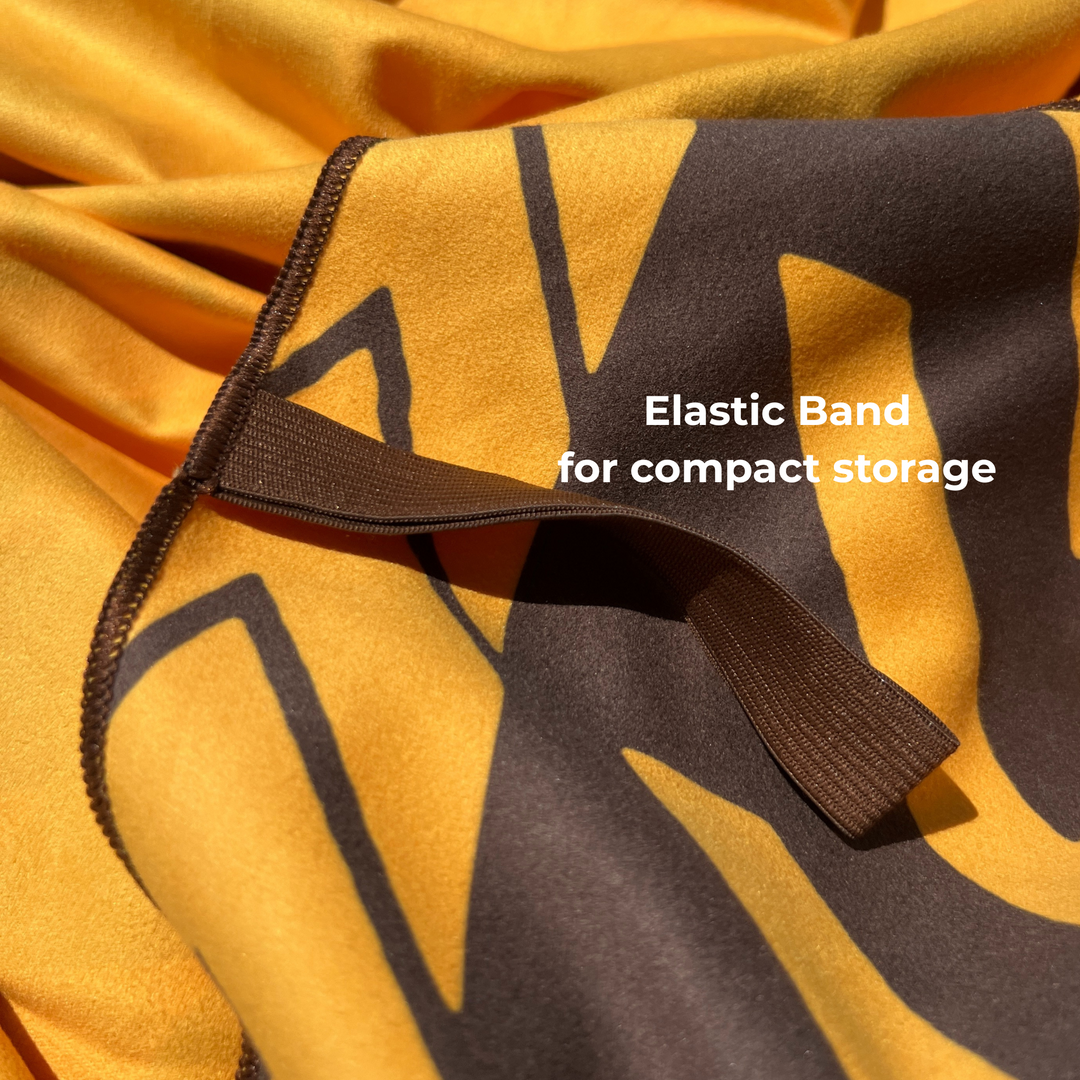 Wyoming Pool Towel | Suede Microfiber Beach Towel: Quick-Dry, Sand-Free, Absorbent, Lightweight Hand Towels Reversible Hand Towel | Towel Collective | Cody, WY