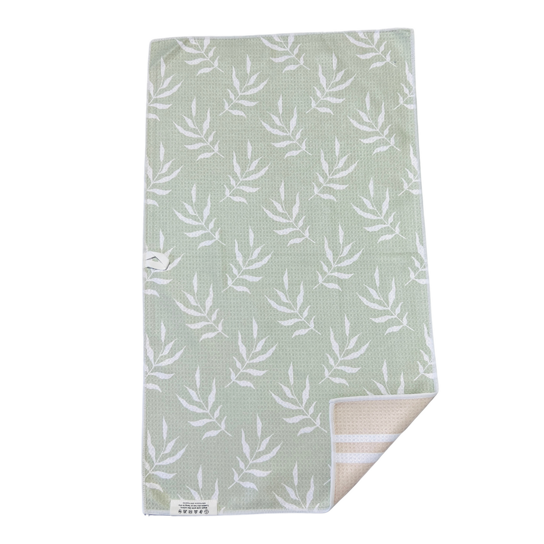 Pure Linen | Waffle Weave Microfiber Towels Kitchen & Bath Hand Towels Reversible Hand Towel | Towel Collective | Cody, WY