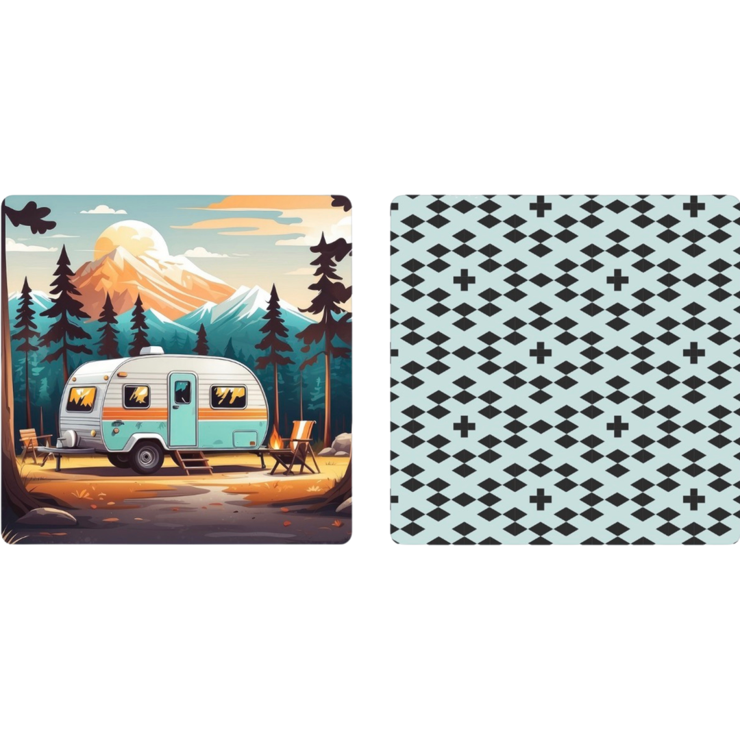 Wanderlust | Waffle Weave Microfiber Towels Kitchen & Bath Hand Towels Reversible Hand Towel | Towel Collective | Cody, WY