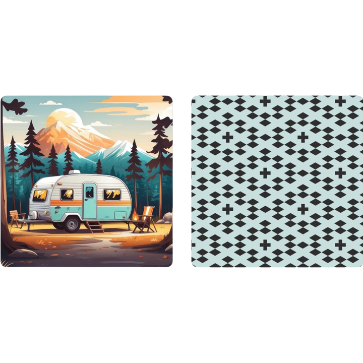 Wanderlust | Waffle Weave Microfiber Towels Kitchen & Bath Hand Towels Reversible Hand Towel | Towel Collective | Cody, WY