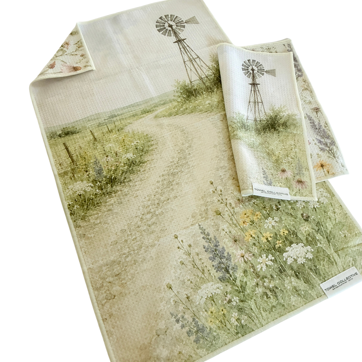 Country Mile | Waffle Weave Microfiber Towels Kitchen & Bath