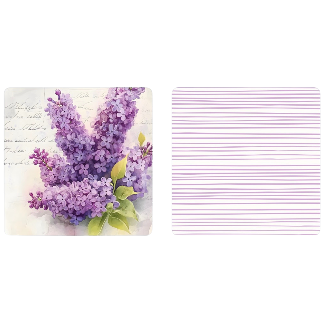 Lilac Lines | Waffle Weave Microfiber Towels Kitchen & Bath Hand Towels Reversible Hand Towel | Towel Collective | Cody, WY