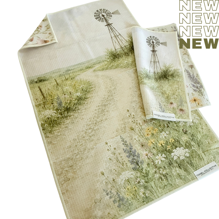 Country Mile | Waffle Weave Microfiber Towels Kitchen & Bath