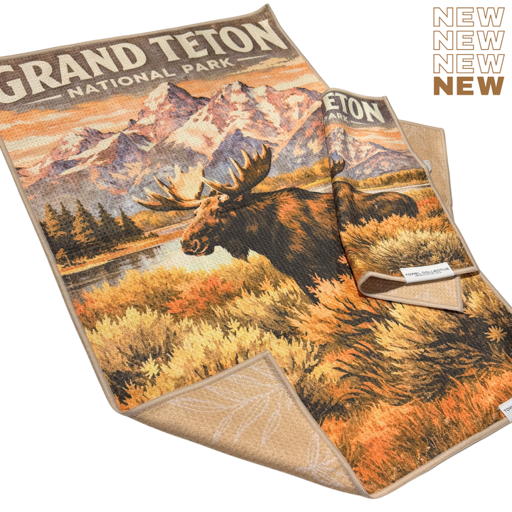 On Moose Time | Waffle Weave Microfiber Towels Kitchen & Bath