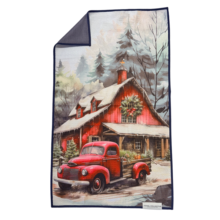 Ol' Red | Waffle Weave Microfiber Towels Kitchen & Bath