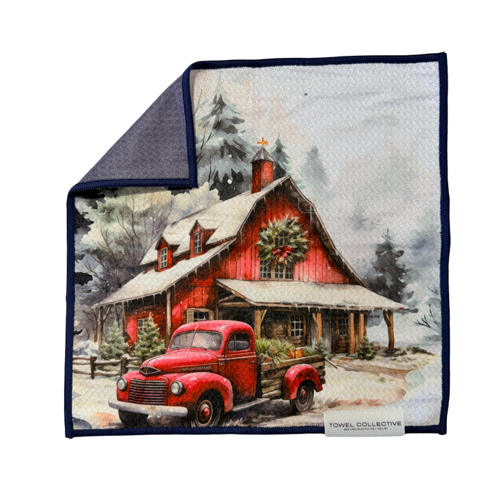 Ol' Red | Waffle Weave Microfiber Towels Kitchen & Bath