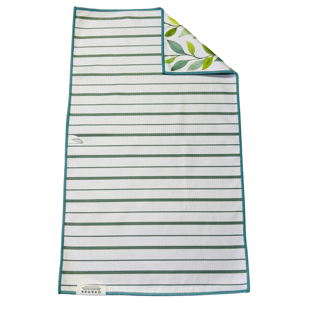 It's a Vine Time | Waffle Weave Microfiber Towels Kitchen & Bath Hand Towels Reversible Hand Towel | Towel Collective | Cody, WY