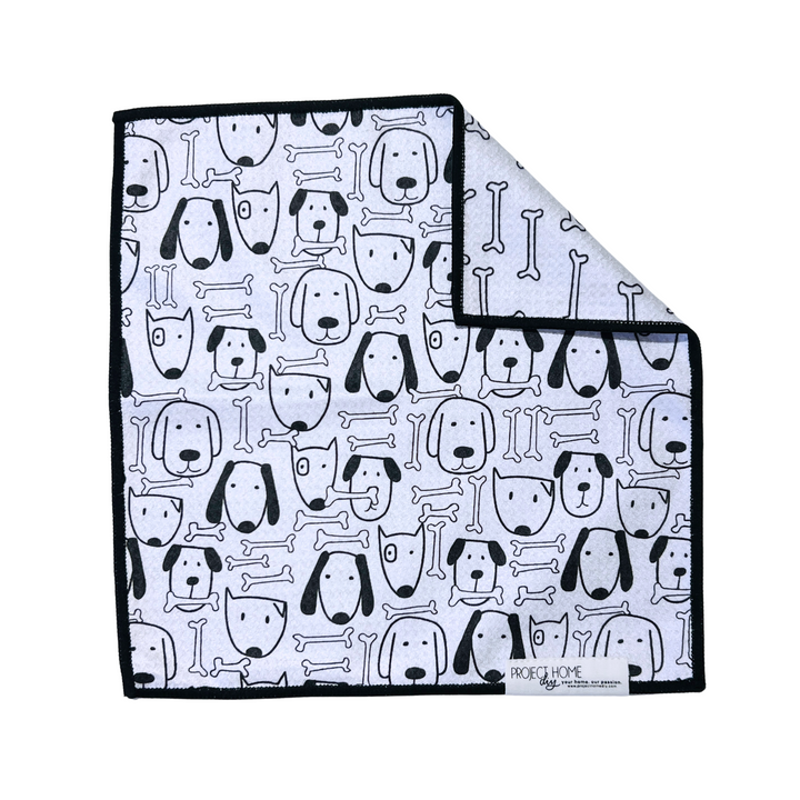 Dogtastic | Waffle Weave Microfiber Towels Kitchen & Bath Hand Towels Reversible Hand Towel | Towel Collective | Cody, WY