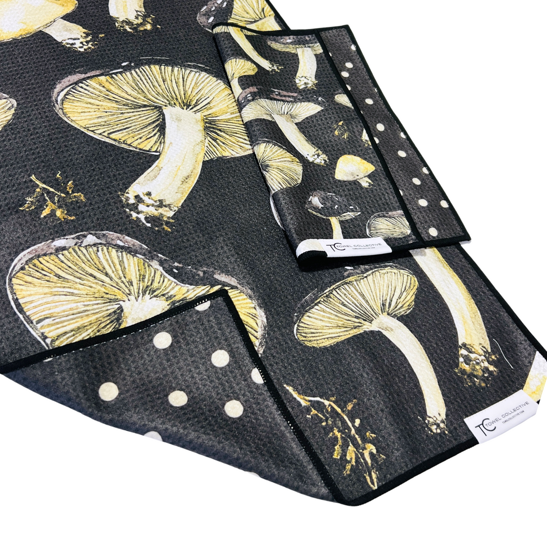 Fungi & Dot | Waffle Weave Microfiber Towels Kitchen & Bath Hand Towels Reversible Hand Towel | Towel Collective | Cody, WY