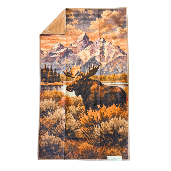 On Moose Time | Waffle Weave Microfiber Towels Kitchen & Bath