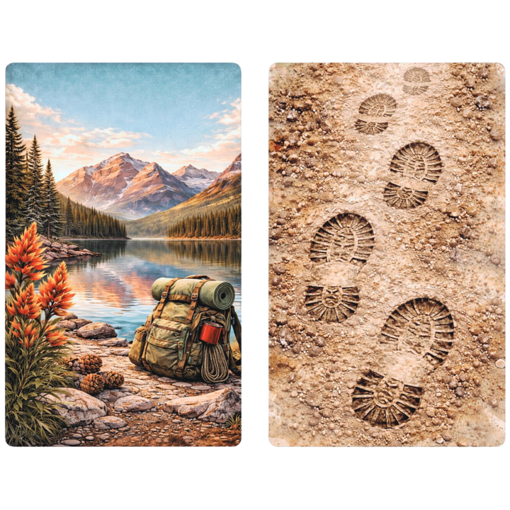 Follow the Ridgeline | Waffle Weave Microfiber Towels Kitchen & Bath