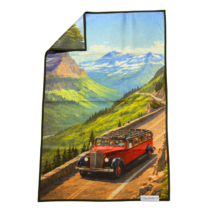 Going to the Sun | Waffle Weave Microfiber Towels Kitchen & Bath
