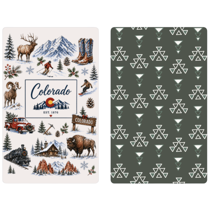 Colorado Winter | Waffle Weave Microfiber Towels Kitchen & Bath