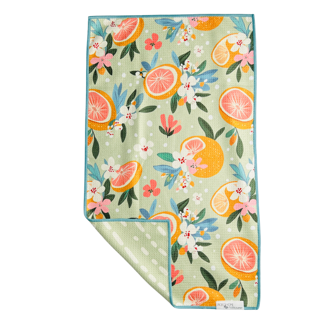 Orange Ya Glad | Waffle Weave Microfiber Towels Kitchen & Bath Hand Towels Reversible Hand Towel | Towel Collective | Cody, WY