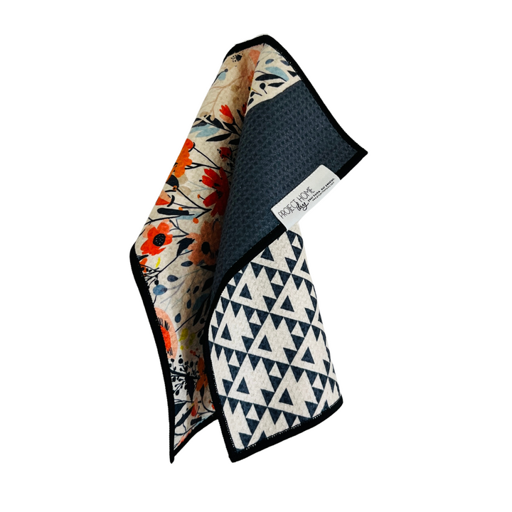 Mountain of Heart | Waffle Weave Microfiber Towels Kitchen & Bath Hand Towels Reversible Hand Towel | Towel Collective | Cody, WY