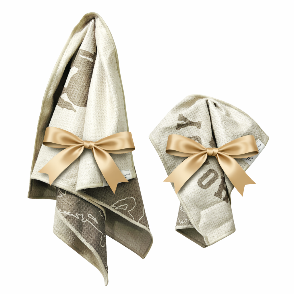 Howdy Gift Set | Hand Towel/Washcloth Reversible Hand Towel | Towel Collective | Cody, WY