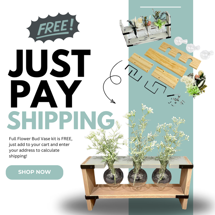 FREE- ORDER ONE PER ORDER - Flower in Waiting Decor Reversible Hand Towel | Towel Collective | Cody, WY