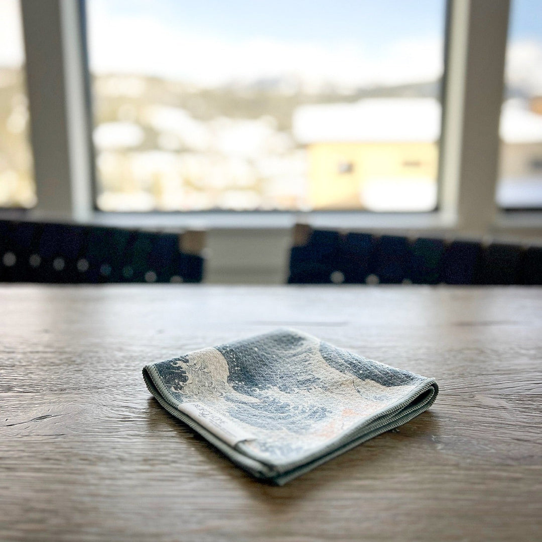 The Wave | Waffle Weave Microfiber Towels Kitchen & Bath Hand Towels Reversible Hand Towel | Towel Collective | Cody, WY