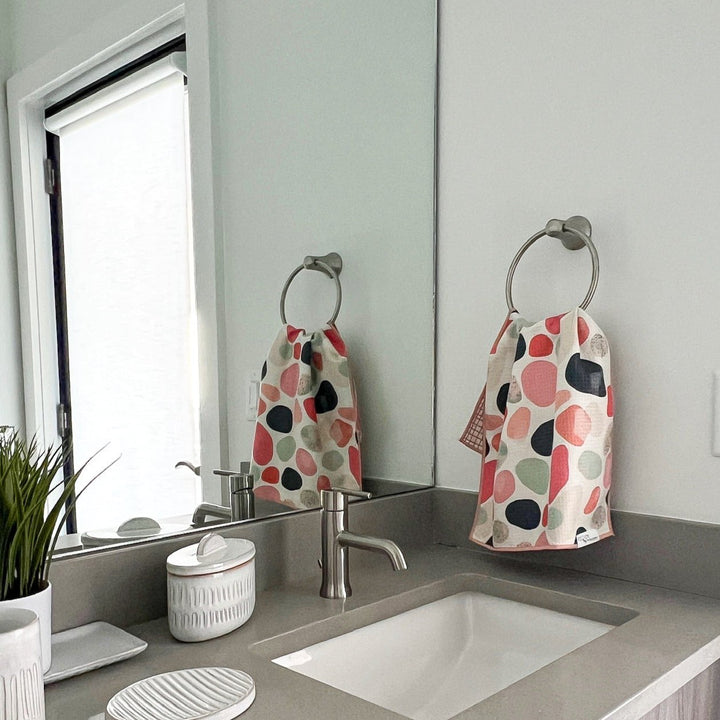 Rock My World | Waffle Weave Microfiber Towels Kitchen & Bath Hand Towels Reversible Hand Towel | Towel Collective | Cody, WY