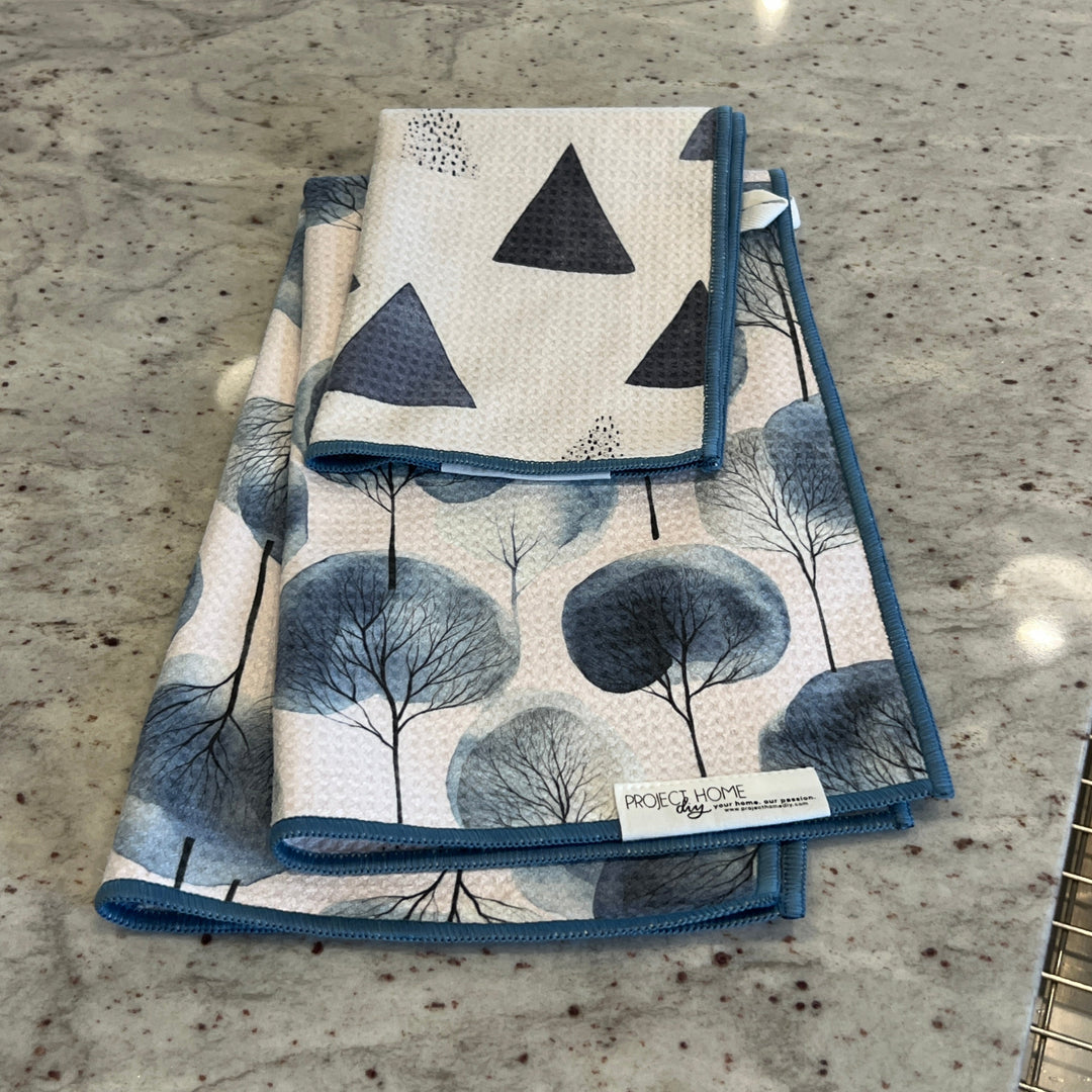 Colder Weather | Waffle Weave Microfiber Towels Kitchen & Bath Hand Towels Reversible Hand Towel | Towel Collective | Cody, WY